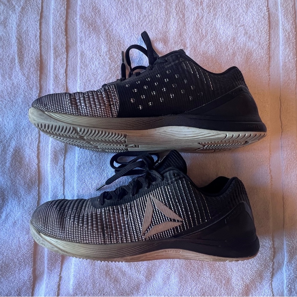Reebok Nano 7   CrossFit.  Men’s size 11.   Black & Silver